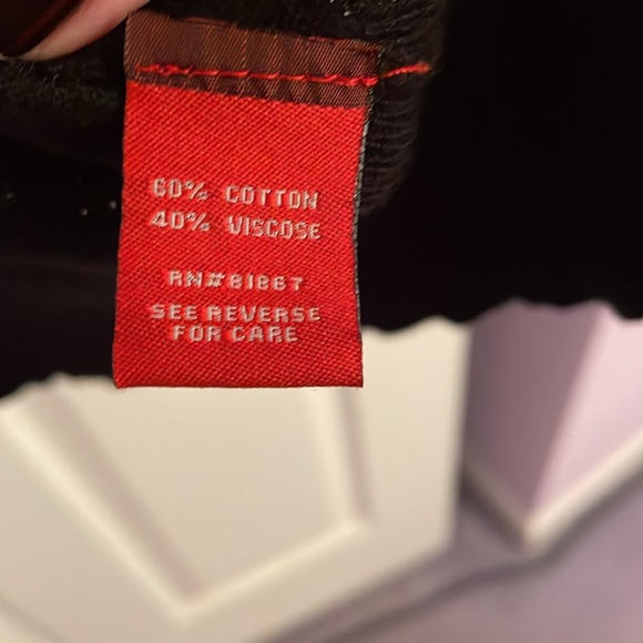 JJ Basics black long buttoned down vest size L - Picture 3 of 4